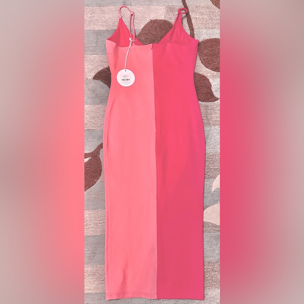 NWT Petal & Pup Sleeveless Camela Curvy ColorBlock Bodycon Midi Dress ZB4 - Picture 6 of 9